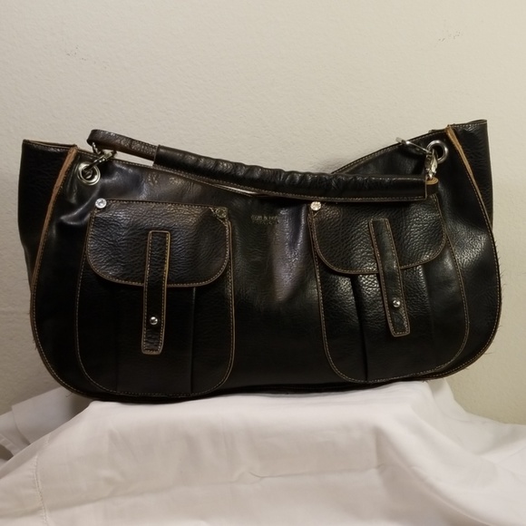 Matt & Nat Handbags - Matt & Nat Montreal black vegan leather bag